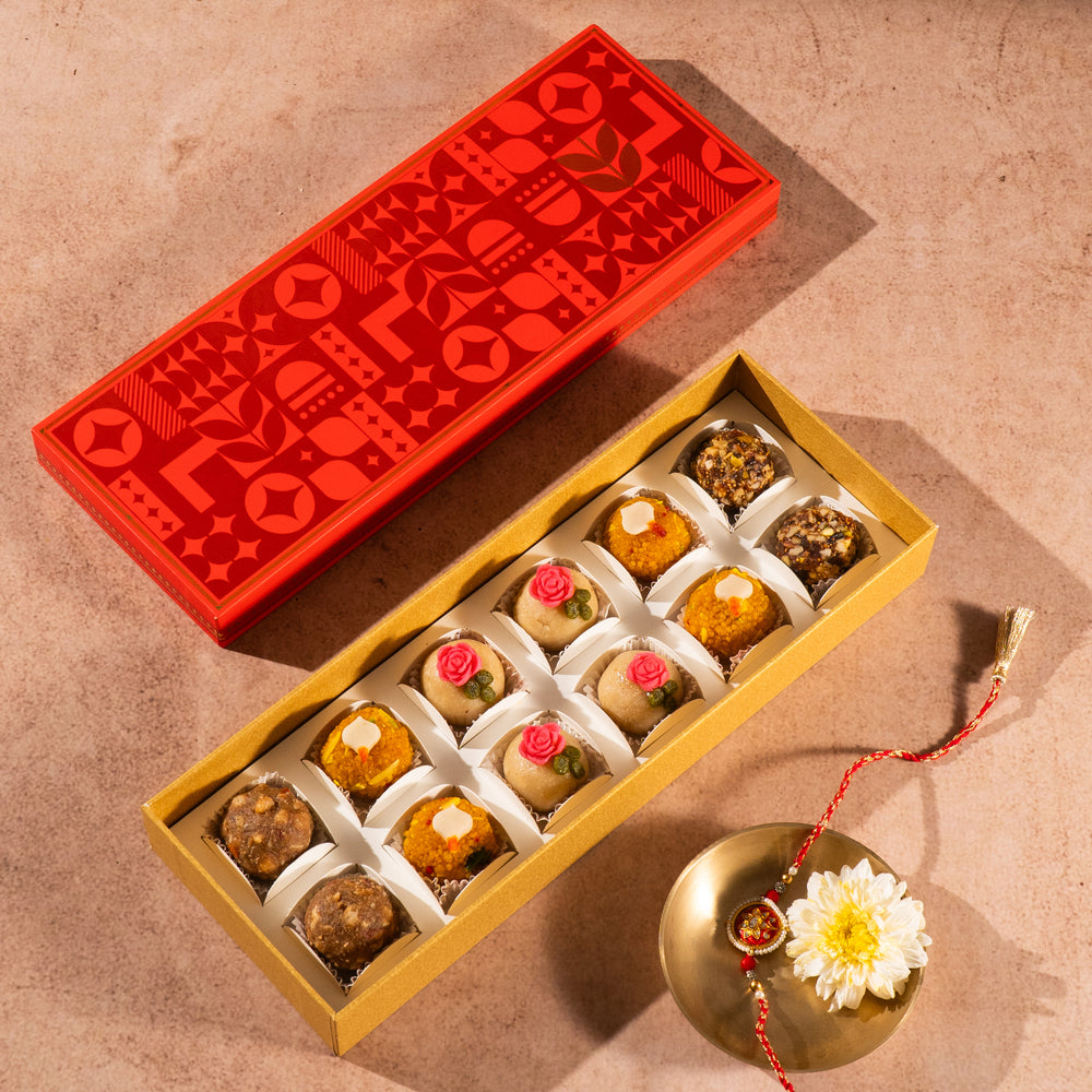 Assorted Laddu Box of 12
