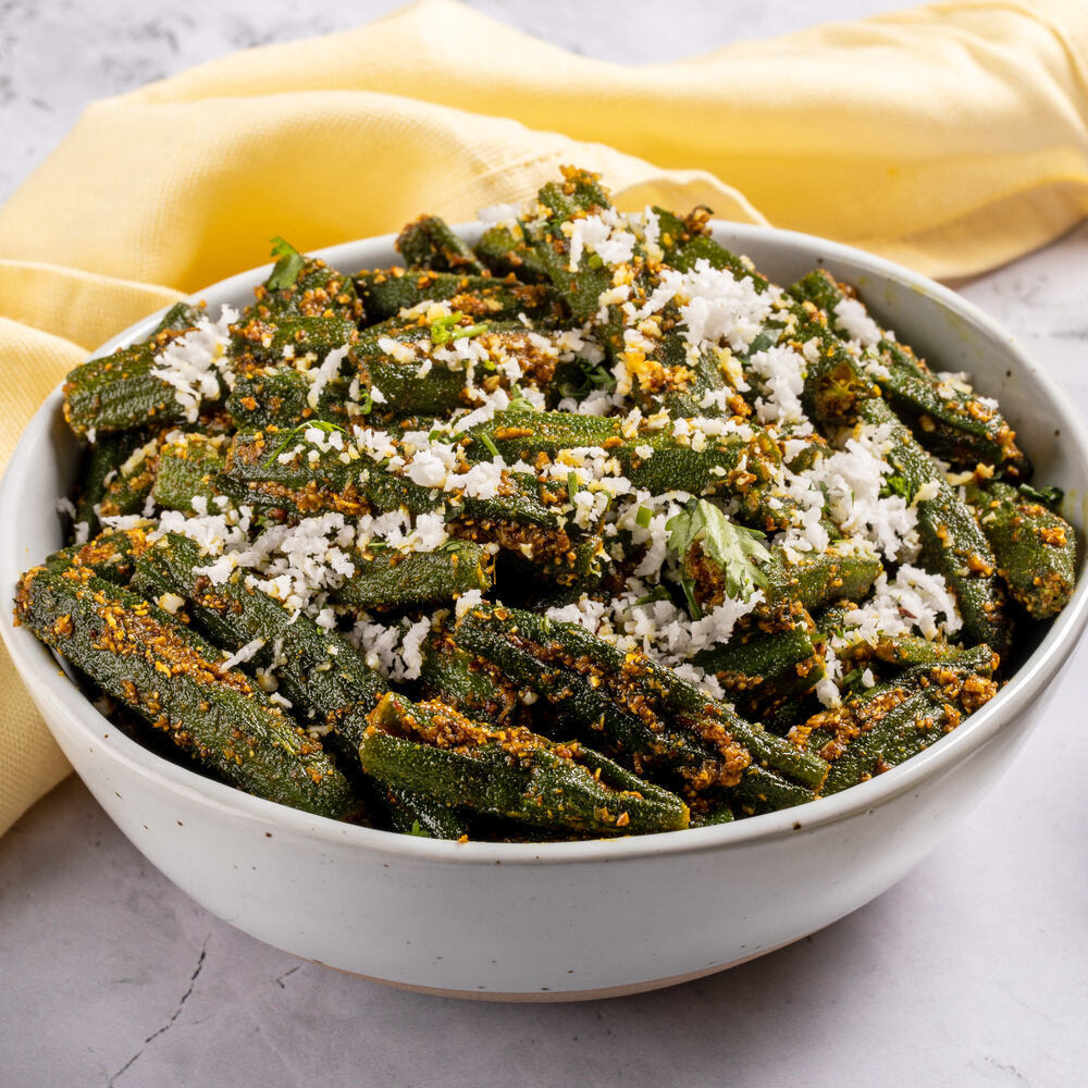 Bhurwa Bhindi