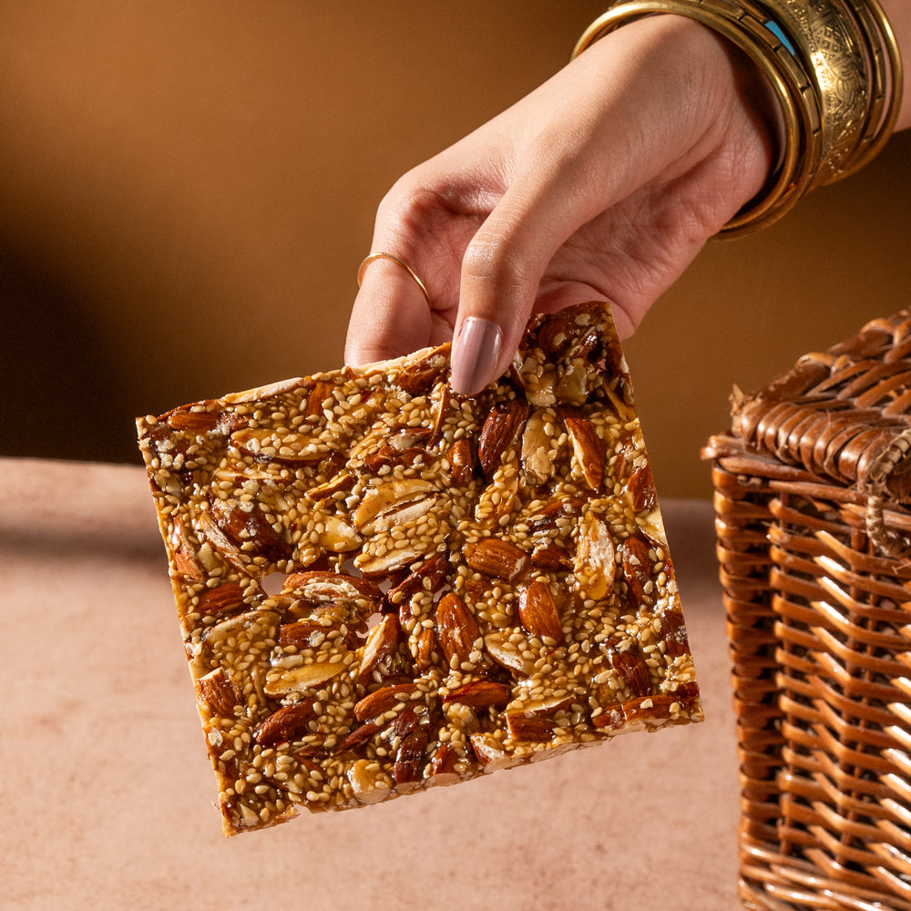 Roasted Almond Chikki