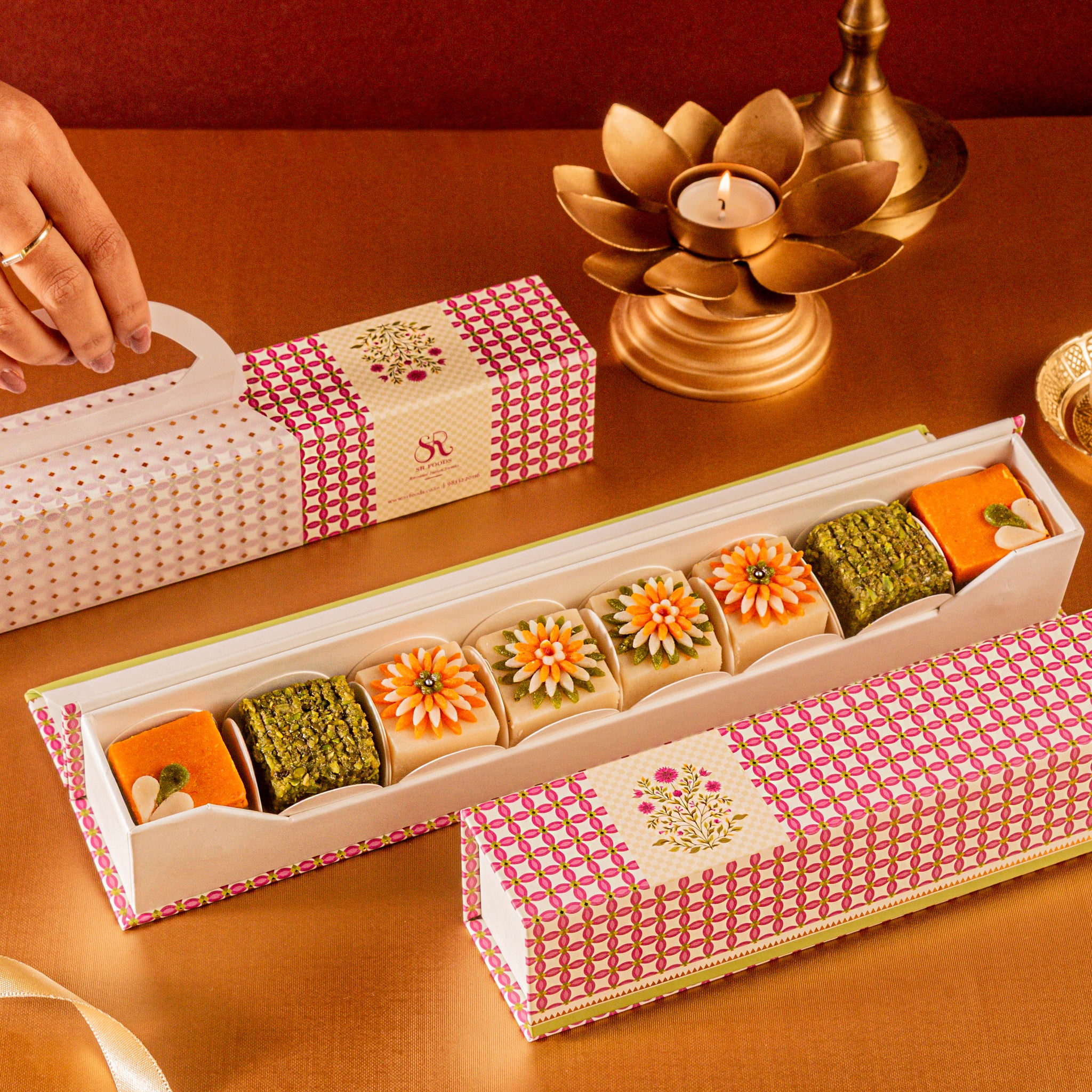 Diwali Magic Barfi Box of 8